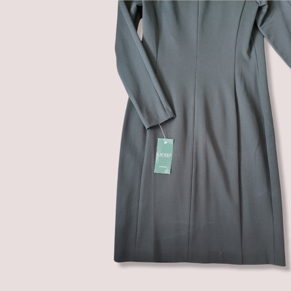 NWT Ralph Lauren Mock Neck Zip Dress - Picture 11 of 11